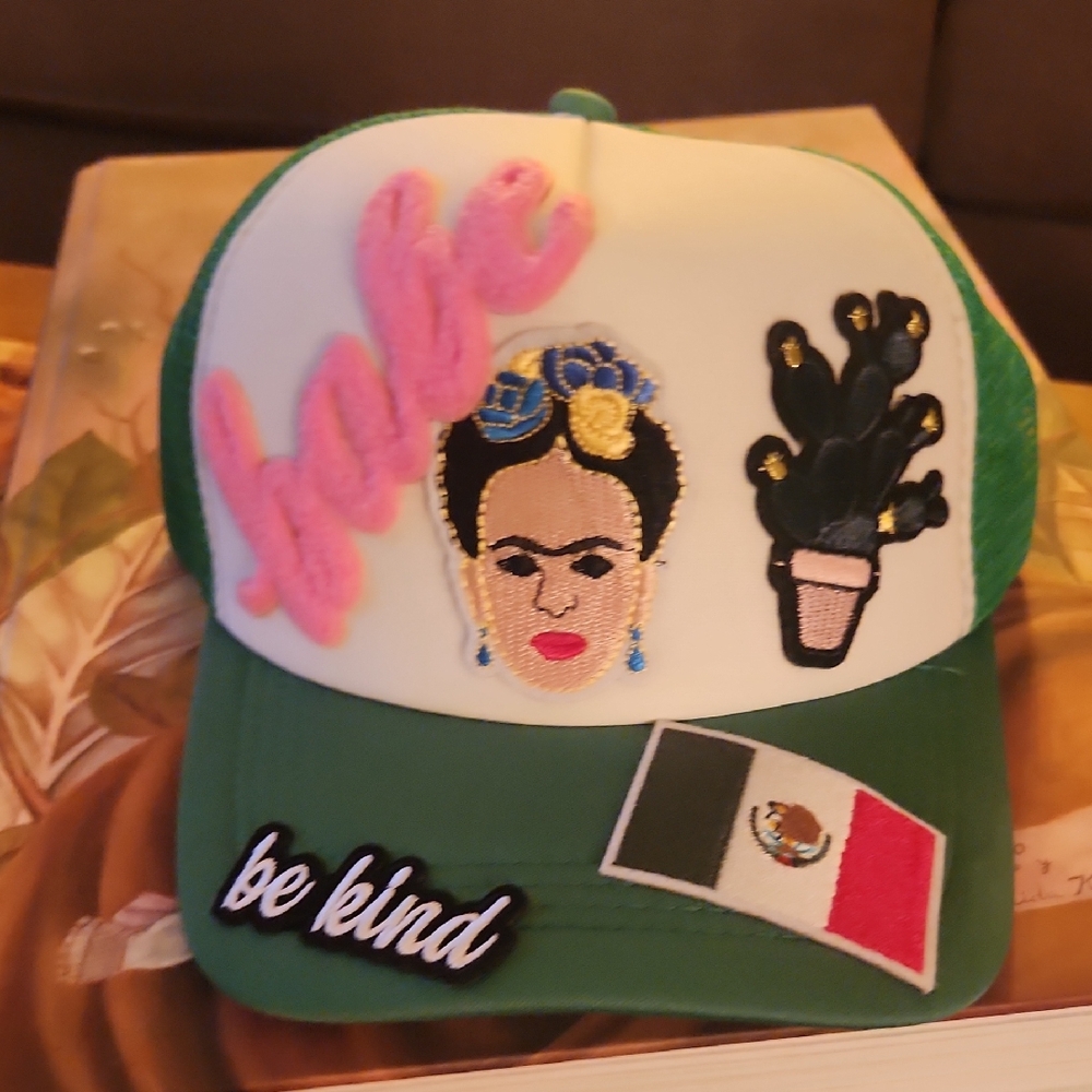 Colorful Embroidered Trucker Hat